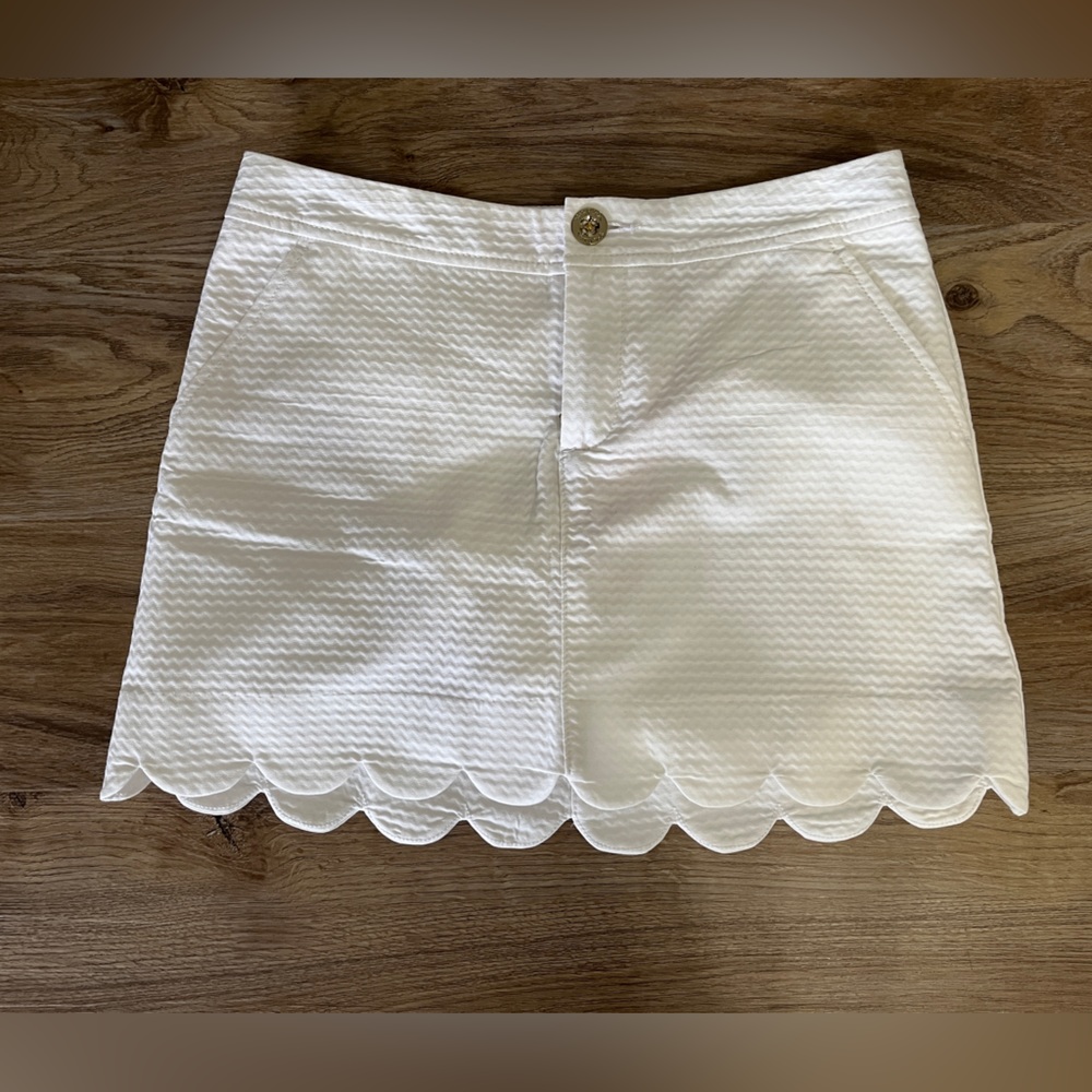 Lilly Pulitzer Brand New with Tags White Collette Skort size 0